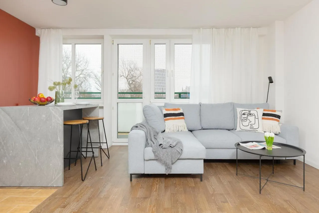 Modern Studio With Balcony Warsaw Mokotow By Noclegi Renters